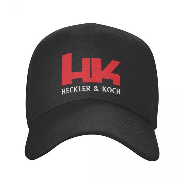 Berretti Heckler e Koch Cappelli Uomo Donna Moda HK Logo Trucker Hat Cap Cappellini snapback regolabili Baseball Alta qualità Berretti