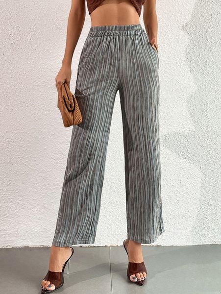 

tie dye straight leg pants y7s4#, Black;white