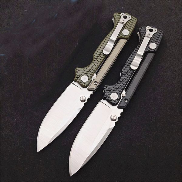 Специальное предложение AD15 Тектическое складное нож S35VN Satin Point Blade, стеклянная ручка волокна, 2 цвета, ножи для выживания на открытом воздухе с розничной коробкой