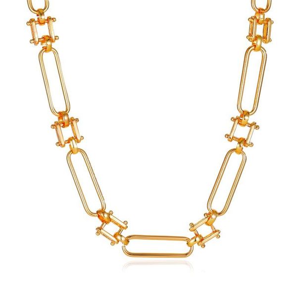 

chains hip hop thick chain necklace vintage cool for women jewelry clavicle necklaces charms jewellery choker colar cf9, Silver