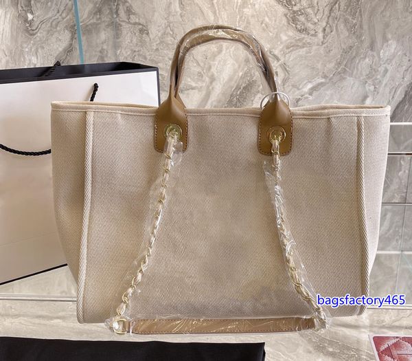 

luxury big name tote summer straw totes holiday beach bags shoulder shopping bag wholesale luxury package classic design canvas large capaci