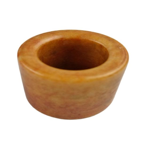 

china natural jades fingerstall thumb ring, Silver