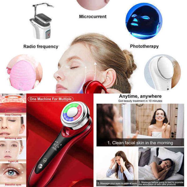 

nxy face care devices face care devices steameramazefan ems beauty instrument lifting heat red blue light cleaner deep cleansing home skin d