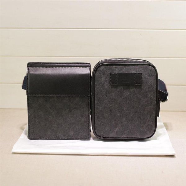 

clasic two bag and shoulder waist bags leather women pack printed waistpacks for men handbag2914