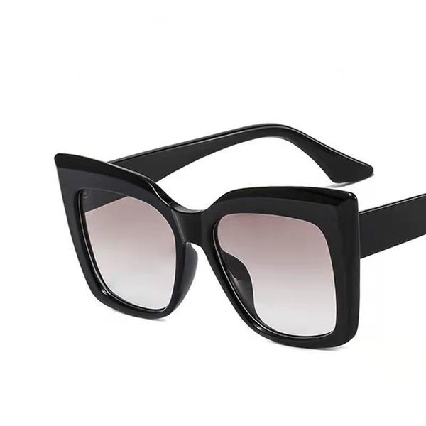 

designer women's sunglasses classic summer uv proof retro square full frame fashion lens glasses are suitable for men and women, White;black