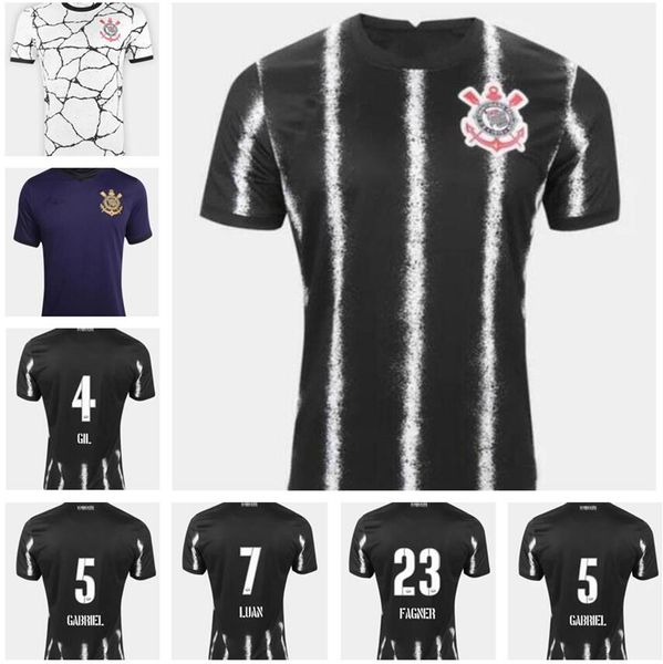 

2021 2022 soccer jerseys 21 22 camisetas de fÃºtbol home away gil gabriel balbuena luan cassio jadson senna kazim fagner cantillo jo football, Black;yellow