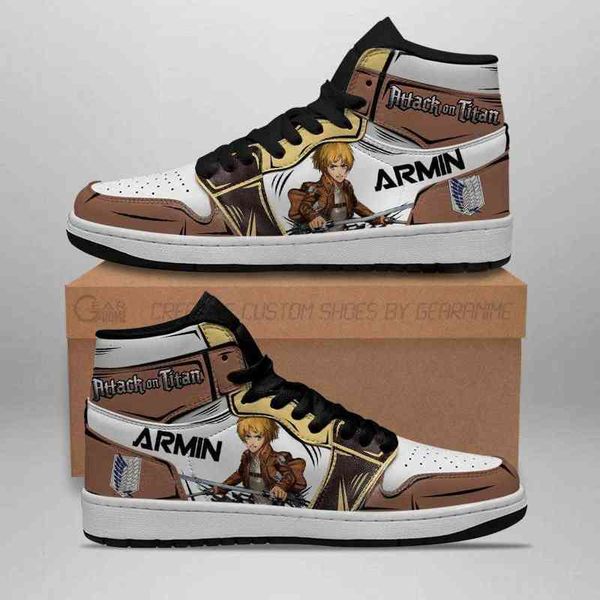 

armin sneakers attack on titan anime, Black