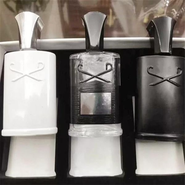 

new fashion men fragrance set 3pcs/set intense scent fragrant silver mountain/ aventus/green irish 30ml*3 264h