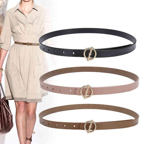 

belts simple cowhide belt women's fashion caramel decoration with skirt black overalls leather thin, Black;brown