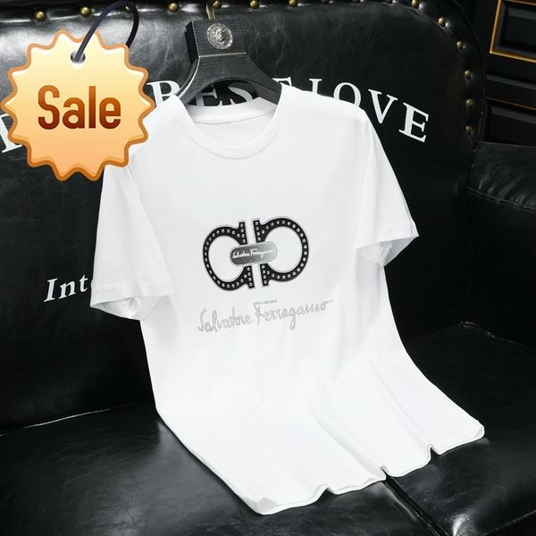 

2022c factory direct sale trendy brand men's t-shirts women's 2022 simple round neck t-shirt short sleeve slim fit fashion summer, White;black
