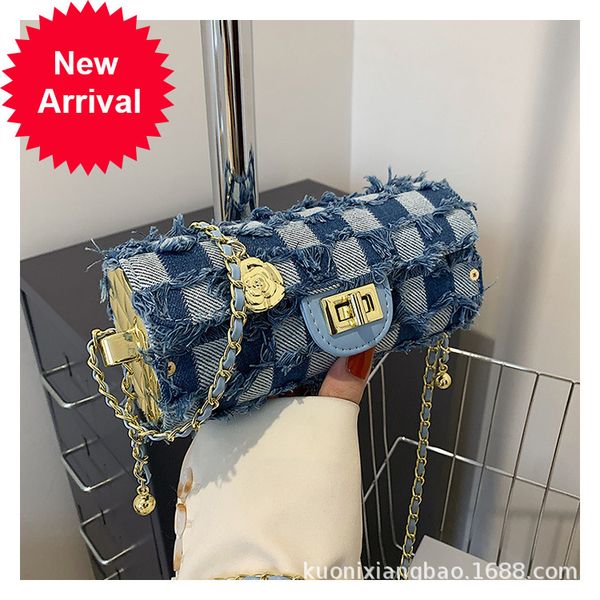 

tide brand wholesale women 2022 new denim versatile chain single messenger fashion trend shoulder crossbody bags