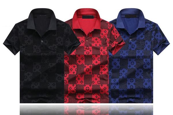 

2022 summer designer polo shirts mens luxury collar color classical letter print tshirts fashion womens jacquard patchwork polo t-shirt casu, White;black