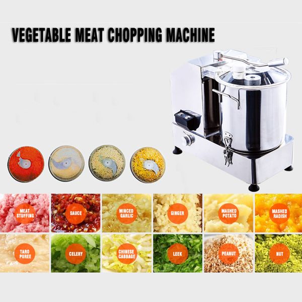 HR-9 Commerciale 9L Carne Tagliaverdure Robot da cucina Tagliatrice elettrica per alimenti 1500-3000r / MIN