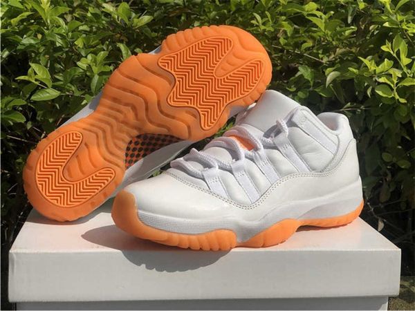 

brand shoes authentic 11 low wmns bright citrus men women outdoor white orange real fiber sports sneakers original