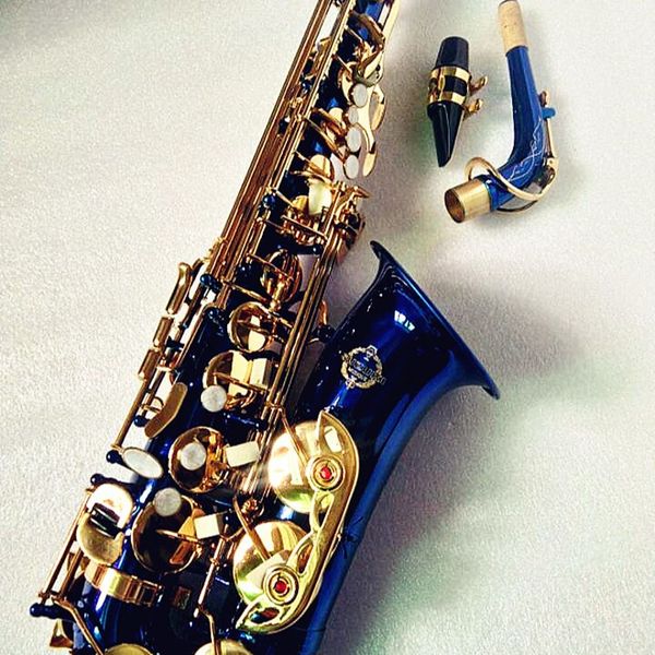 

blue gold key alto eb saxophone model e flat sax with reeds case mouthpiece professional
