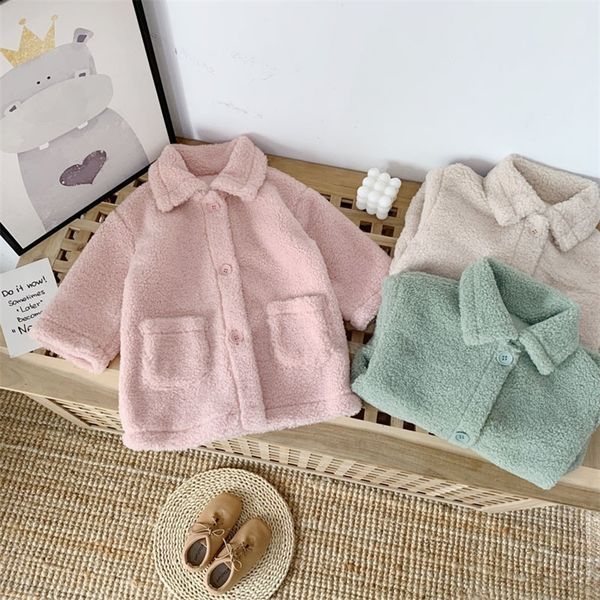 

fast ship autumn and winter children's wear children's wear girls alpaca long coat children's coat lj201130, Blue;gray