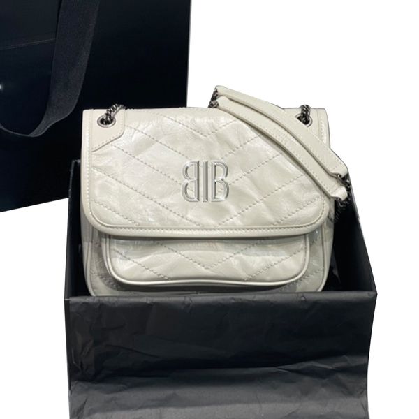 

designer bag chain crossbody fashion leather white handbags female 22cm