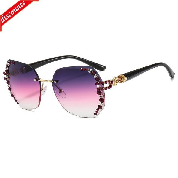 

men's women's fashion trend brand sunglasses wholesale new metal elegant lady modern luxury rimmed, White;black