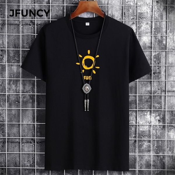 

kaus pria katun musim panas anime gothic ukuran plus cetak matahari harajuku mode atasan sejuk 220610, White;black