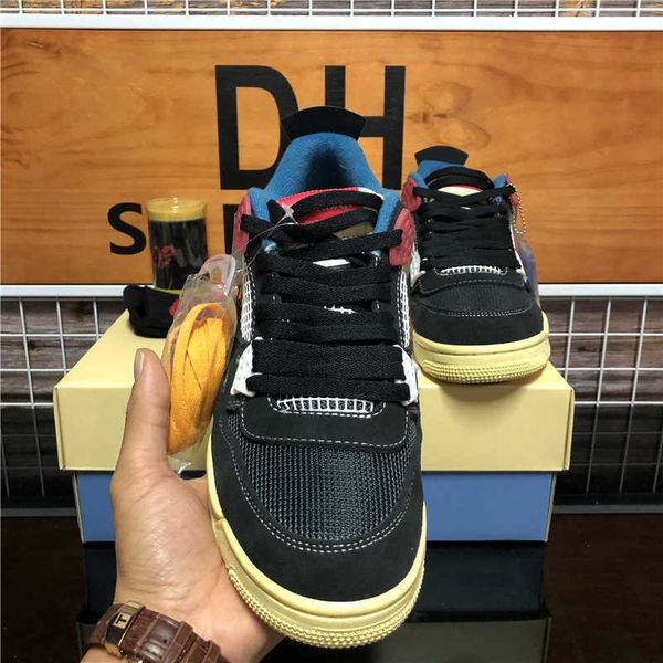 

2021 new pairs cream sail bred off nior jumpman 4 mens basketball shoes cactus jack white cement guava ice mens sports shoesewzno86j