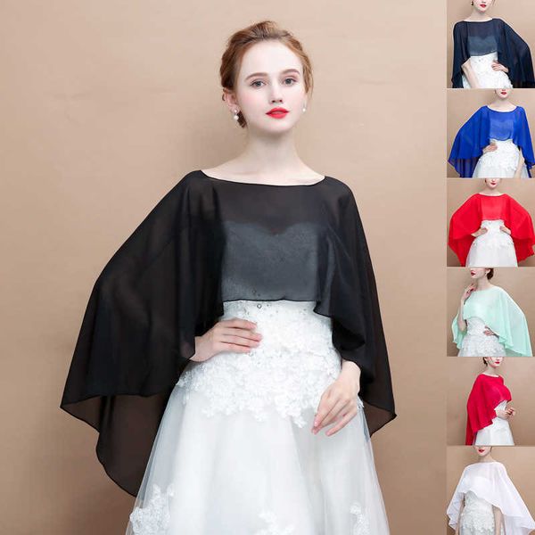 

shawl s spring and summer chiffon solid color pullover cloak extended thin womens sunscreen cover arms, Blue;gray