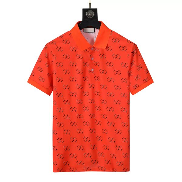 

2022 fashion brand classic men's casual polo shirt medusa t-shirt floral embroidered sleeve color options, White;black