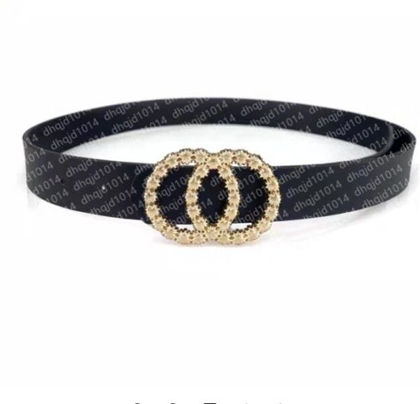 

2022 fashion buckle genuine leather belt width2.3cm 6 styles highly quality with box designer men women mens belts, Black;brown