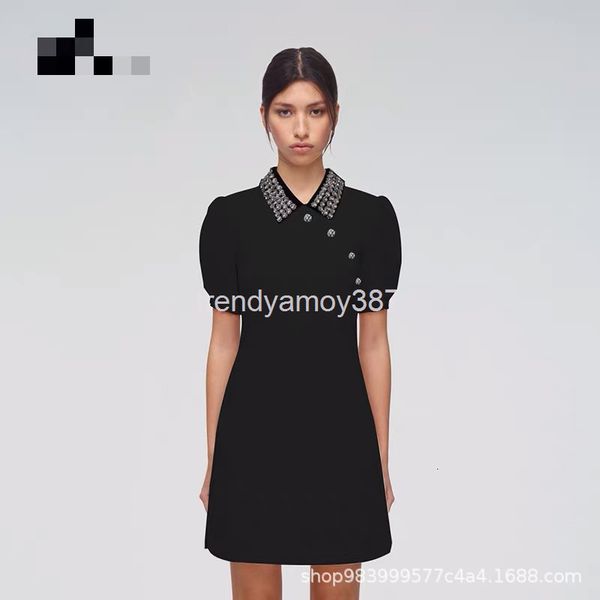 

casual dresses sp handmade diamond lapel stitching improved cheongsam element temperament dress, Black;gray