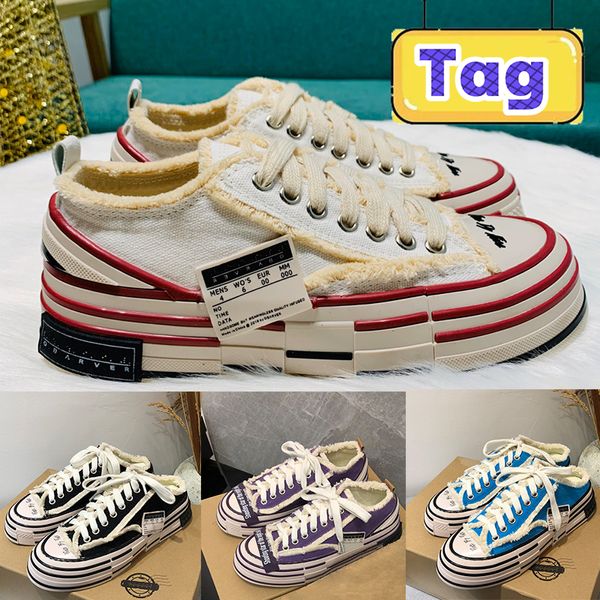 Designer Vessel Scarpe casual xvessels Vanness Wu Scarpe da uomo da donna Basse Scarpe da ginnastica vulcanizzate con lacci Pantofole aperte sul retro VanNess Wu G.O.P Pantofola in tela EUR 34-44