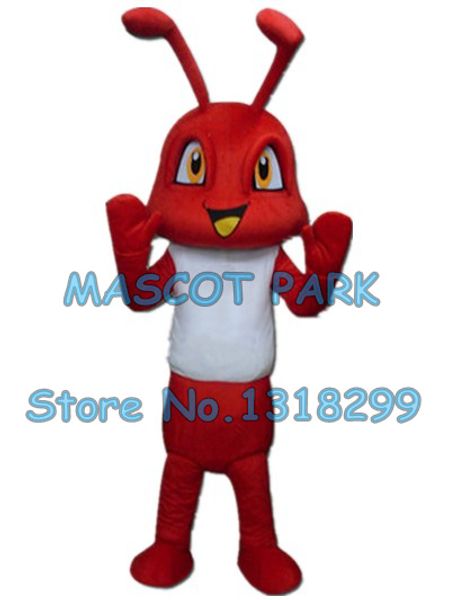 

mascot doll costume red fire ant mascot costume custom cartoon character cosply size carnival costume 3156, Red;yellow