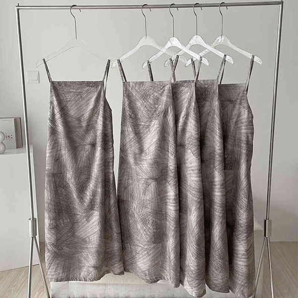 

casual dresses elim line aesthetics at beginning of spring b into high-grade sense simplicity and elegance suspender dress, women's thi, Black;gray