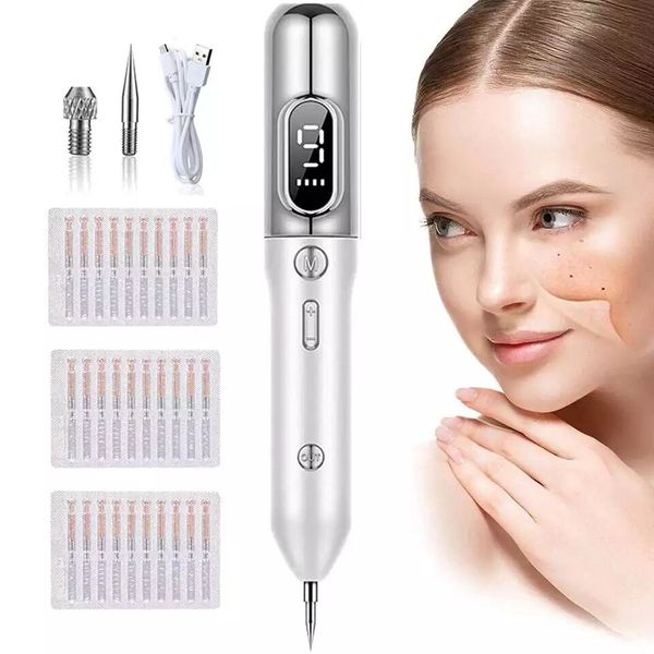 9 Stufen LCD Tattoo Laser Entferner Hautpflege Schönheit Gerät Tag Black Dot Wart Spot Dark Mole Removal Pen