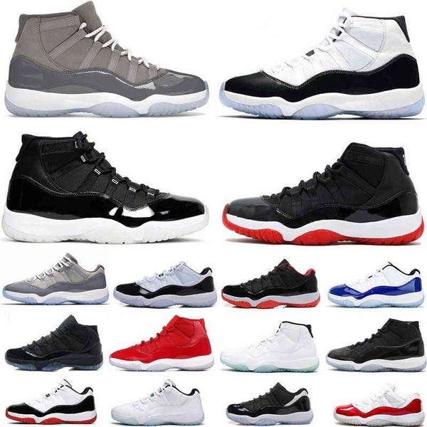 

men basketball shoes 11 cool grey legend blue space jam bred 11s low women sports mens sneakers trainer