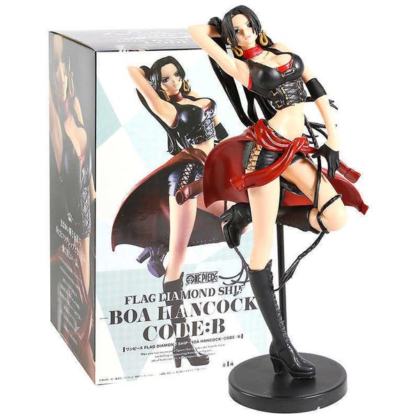 

huiya01 flag diamond ship code b boa hancock pvc figure collectible model toy q0622