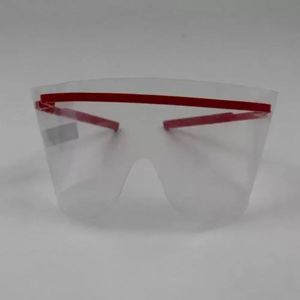 Clear PVC Koruyucu Yüz Kalkanı Çıkarılabilir Anti Sis Toz geçirmez Diş Hekimi Goggles Maskeleri Mutfak Yemek Bar Fabrika Fiyatı FY9036