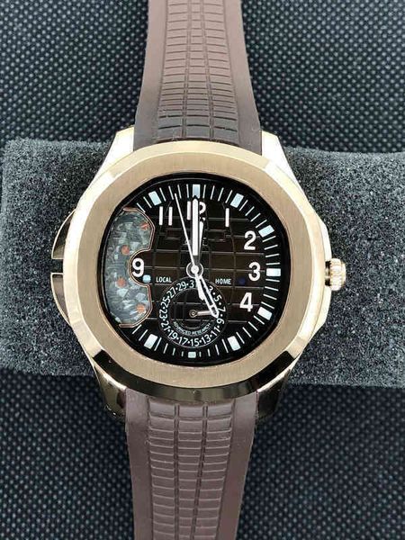 

automatic pate phili mechanical watch parrot series three needle tape leisure fashion uoqx, Slivery;brown