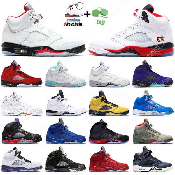 

5s raging red basketball shoes 5 blue bird hyper royal og black metallic alternate bel light aqua mens trainers outdoor sports