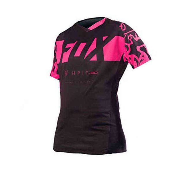 

2020 motocross jersey mtb downhill jeresy cycling mountain bike maillot ciclismo hombre quick dry hpit fox woman s, White