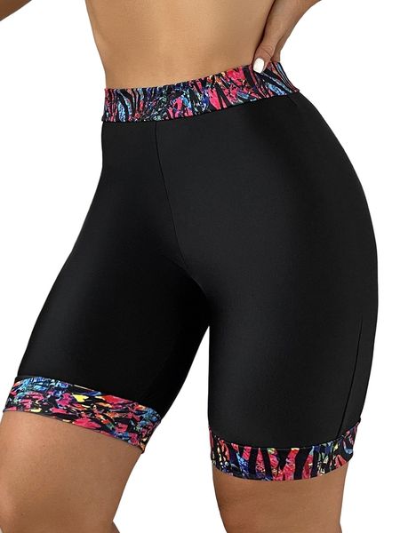 

random print bikini shorts b9us#, White;black