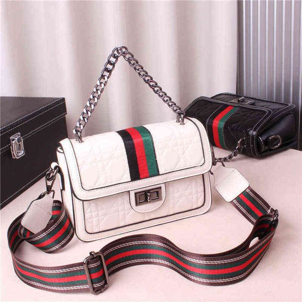 

fashion bag niche texture women's 2022 new versatile messenger ins net red one s