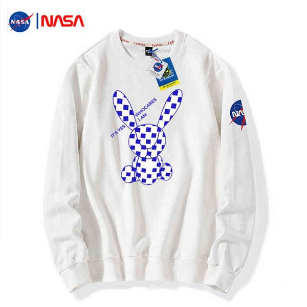 

hoodies sweatshirts designer hoodie fashion brand nasa co bred sweaters for men women in spring autumn loose long sleeved casual combed cott, Black