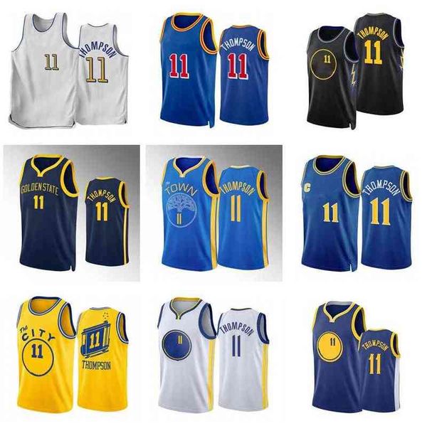 

basketball jersey klay thompson 2022-23 new season men youth city jerseys in stock, Black