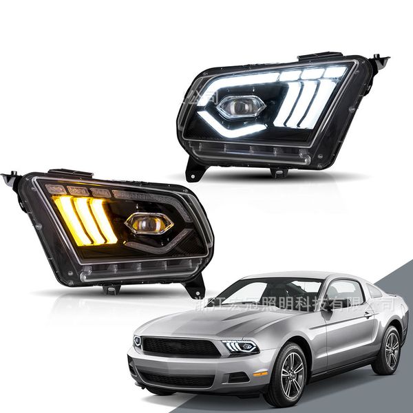 Para Ford Mustang LED FOLTLIGHT SINGRONS MONTAGEM DÍNIMA FREIO ESTACIONAL DE FREAM ALTA Lâmpada da lâmpada da lâmpada automática Acessórios para peças