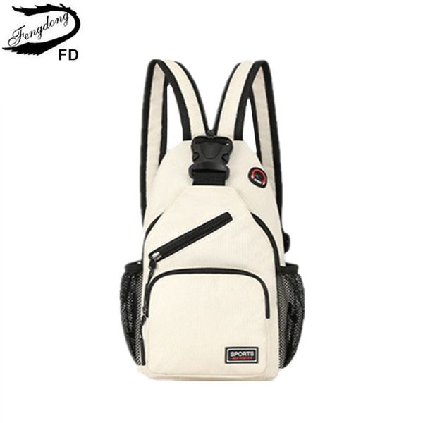 

fengdong women mini backpack small chest bag sling messenger bags female sports bag travel bagpack crossbody bag girl back pack 220513