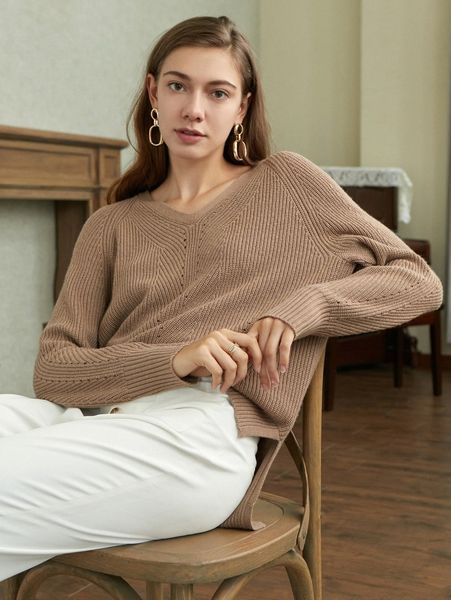 

motf premium cashmere blend longline sweater k8zi#, White;black