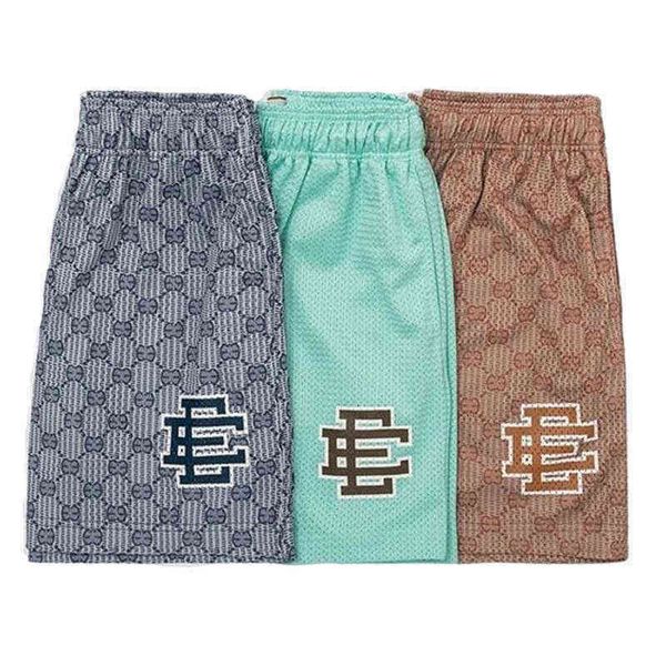 

women's casual shorts eric emanuel ee basic short new york city skyline 2022 men's casual fitness sports pants summer gym workout, White;black