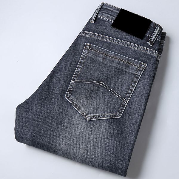 

denim jeans mens designer jean distressed ripped biker slim fit motorcycle bikers denim for men s fashion mans black pants size 28-38 -8811, Blue