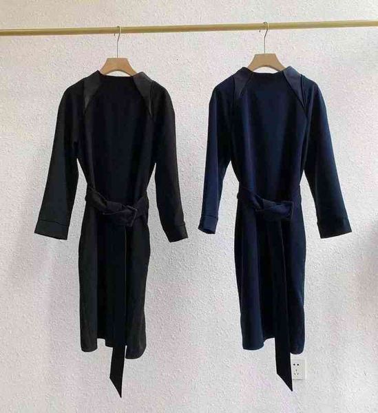 

casual dresses original ea back zipper belt long sleeve dress summer, Black;gray