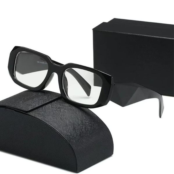 

sunglasses for men and women summer style anti-ultraviolet retro square plate full frame fashion eyeglasses random box, White;black