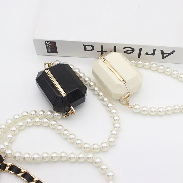 

female mini chain bag decoration pearl bag accessories cute storage of lipstick
